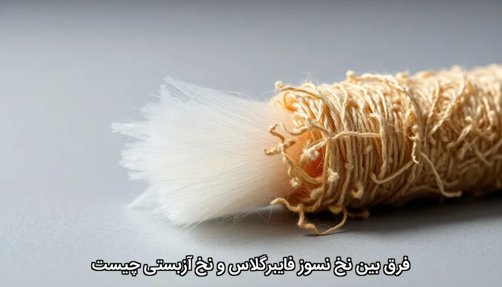 فرق بین نخ نسوز فایبرگلاس و نخ آزبستی چیست