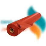 پارچه دو رو سیلیکون قرمز 0.22 عرض 1.27